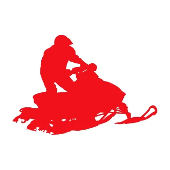 Polep vozidla SAMOLEPKA Sněžný skútr 001 pravá (10 - červená) NA AUTO, NÁLEPKA, FÓLIE, POLEP, TUNING, VLASTNÍ TEXT, TISK, AUTOSAMOLEPKY.cz, POLEPY, OBRÁZEK, LOGO, SAMOLEPKY