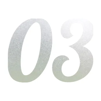 Polep vozidla Startovní číslo 03 typ 3 (60 - pískované sklo) SAMOLEPKA NA AUTO, NÁLEPKA, FÓLIE, POLEP, TUNING, VLASTNÍ TEXT, TISK, AUTOSAMOLEPKY.cz, POLEPY, OBRÁZEK, LOGO, 3D STICKERS