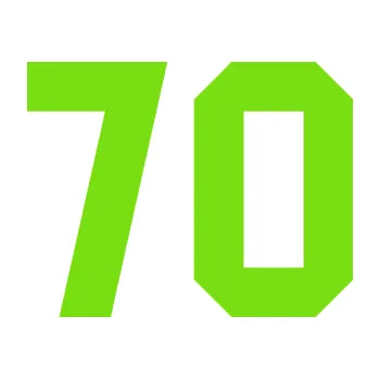 Polep vozidla Startovní číslo 70 (04 - zelená kawasaki) SAMOLEPKA NA AUTO, NÁLEPKA, FÓLIE, POLEP, TUNING, VLASTNÍ TEXT, TISK, AUTOSAMOLEPKY.cz, POLEPY, OBRÁZEK, LOGO, 3D STICKERS