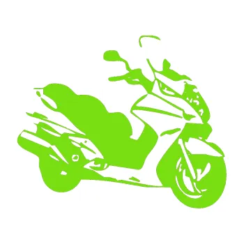 Samolepící dekorace Skůtr pravá (04 - zelená kawasaki) SAMOLEPKA NA AUTO, NÁLEPKA, FÓLIE, POLEP, TUNING, VLASTNÍ TEXT, TISK, AUTOSAMOLEPKY.cz, POLEPY, OBRÁZEK, LOGO, 3D STICKERS