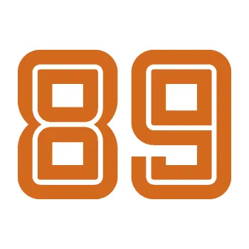 Polep vozidla Startovní číslo 89 typ 7 (26 - oříšková) SAMOLEPKA NA AUTO, NÁLEPKA, FÓLIE, POLEP, TUNING, VLASTNÍ TEXT, TISK, AUTOSAMOLEPKY.cz, POLEPY, OBRÁZEK, LOGO, 3D STICKERS