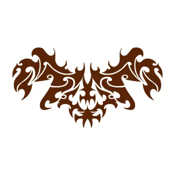 Polep vozidla Tetování 193 (15 - hnědá) SAMOLEPKA NA AUTO, NÁLEPKA, FÓLIE, POLEP, TUNING, VLASTNÍ TEXT, TISK, AUTOSAMOLEPKY.cz, POLEPY, OBRÁZEK, LOGO, 3D STICKERS