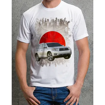 Pánské tričko tričko Toyota Highlander 158 (Trička s motivy aut)