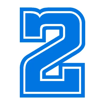 Polep vozidla Startovní číslo 2 typ 5 (11 - modrá oceán) SAMOLEPKA NA AUTO, NÁLEPKA, FÓLIE, POLEP, TUNING, VLASTNÍ TEXT, TISK, AUTOSAMOLEPKY.cz, POLEPY, OBRÁZEK, LOGO, 3D STICKERS