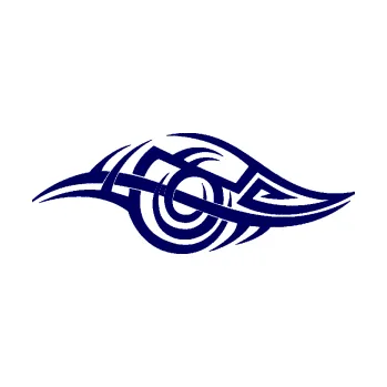 Polep vozidla Tetování 208 levá (23 - tmavě modrá) SAMOLEPKA NA AUTO, NÁLEPKA, FÓLIE, POLEP, TUNING, VLASTNÍ TEXT, TISK, AUTOSAMOLEPKY.cz, POLEPY, OBRÁZEK, LOGO, 3D STICKERS