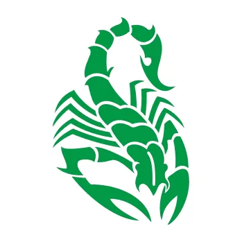 Polep vozidla Štír 012 pravá (12 - zelená) SAMOLEPKA NA AUTO, NÁLEPKA, FÓLIE, POLEP, TUNING, VLASTNÍ TEXT, TISK, AUTOSAMOLEPKY.cz, POLEPY, OBRÁZEK, LOGO, 3D STICKERS