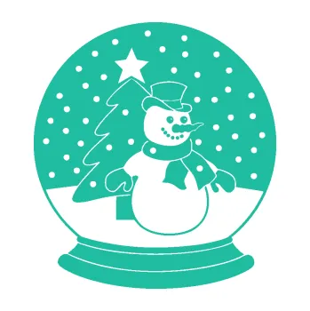 Samolepící dekorace Vánoční dekorace 001 pravá sněžítko (25 - tyrkysová) SAMOLEPKA NA AUTO, NÁLEPKA, FÓLIE, POLEP, TUNING, VLASTNÍ TEXT, TISK, AUTOSAMOLEPKY.cz, POLEPY, OBRÁZEK, LOGO, 3D STICKERS