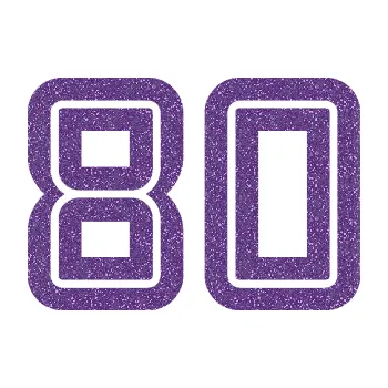 Polep vozidla SAMOLEPKA Startovní číslo 80 typ 7 (87 - Ultra Metalic fialová) NA AUTO, NÁLEPKA, FÓLIE, POLEP, TUNING, VLASTNÍ TEXT, TISK, AUTOSAMOLEPKY.cz, POLEPY, OBRÁZEK, LOGO, SAMOLEPKY