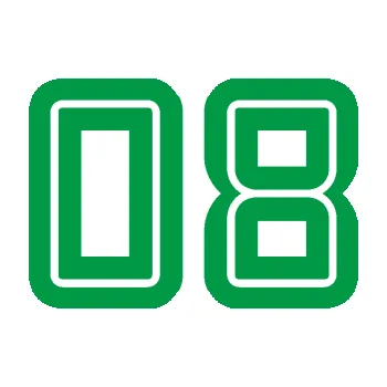 Polep vozidla Startovní číslo 08 typ 7 (12 - zelená) SAMOLEPKA NA AUTO, NÁLEPKA, FÓLIE, POLEP, TUNING, VLASTNÍ TEXT, TISK, AUTOSAMOLEPKY.cz, POLEPY, OBRÁZEK, LOGO, 3D STICKERS