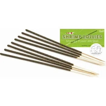 Krmivo pro rybičky GlasGarten Shrimp Lollies - špejle s Moringou (8 ks)