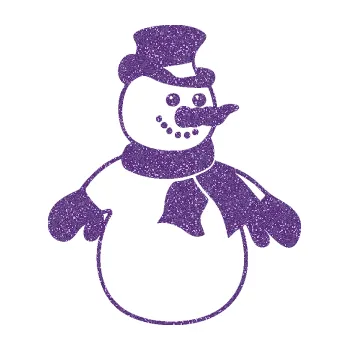 Samolepící dekorace SAMOLEPKA Sněhulák 002 pravá vánoční dekor (87 - Ultra Metalic fialová) NA AUTO, NÁLEPKA, FÓLIE, POLEP, TUNING, VLASTNÍ TEXT, TISK, AUTOSAMOLEPKY.cz, POLEPY, OBRÁZEK, LOGO, SAMOLEPKY