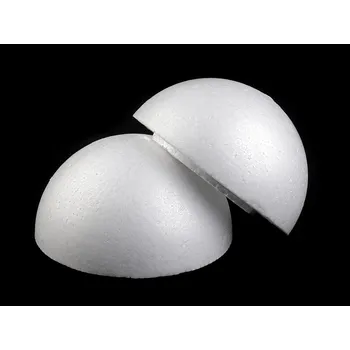 Polystyrenová koule dvoudílná dutá Ø14,5 cm