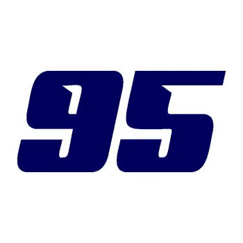Polep vozidla Startovní číslo 95 typ 6 (23 - tmavě modrá) SAMOLEPKA NA AUTO, NÁLEPKA, FÓLIE, POLEP, TUNING, VLASTNÍ TEXT, TISK, AUTOSAMOLEPKY.cz, POLEPY, OBRÁZEK, LOGO, 3D STICKERS