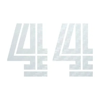 Polep vozidla SAMOLEPKA Startovní číslo 44 typ 7 (51 - 3D karbon bílý) NA AUTO, NÁLEPKA, FÓLIE, POLEP, TUNING, VLASTNÍ TEXT, TISK, AUTOSAMOLEPKY.cz, POLEPY, OBRÁZEK, LOGO, SAMOLEPKY