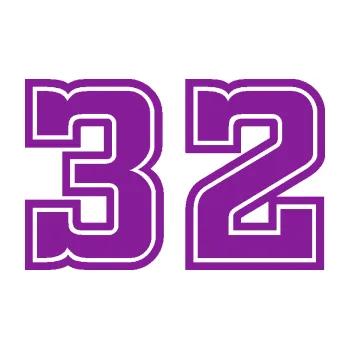 Polep vozidla SAMOLEPKA Startovní číslo 32 typ 5 (14 - fialová) NA AUTO, NÁLEPKA, FÓLIE, POLEP, TUNING, VLASTNÍ TEXT, TISK, AUTOSAMOLEPKY.cz, POLEPY, OBRÁZEK, LOGO, SAMOLEPKY