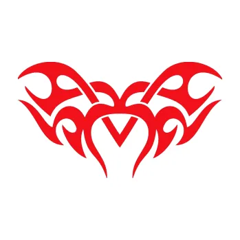 Polep vozidla SAMOLEPKA Tetování 065 (10 - červená) NA AUTO, NÁLEPKA, FÓLIE, POLEP, TUNING, VLASTNÍ TEXT, TISK, AUTOSAMOLEPKY.cz, POLEPY, OBRÁZEK, LOGO, SAMOLEPKY