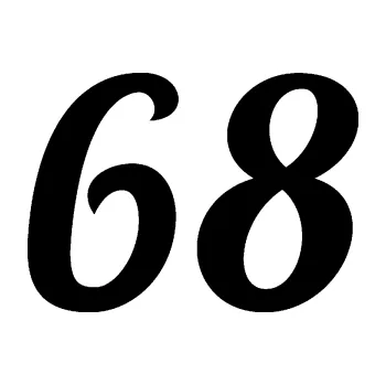 Polep vozidla Startovní číslo 68 typ 3 (01 - černá) SAMOLEPKA NA AUTO, NÁLEPKA, FÓLIE, POLEP, TUNING, VLASTNÍ TEXT, TISK, AUTOSAMOLEPKY.cz, POLEPY, OBRÁZEK, LOGO, 3D STICKERS