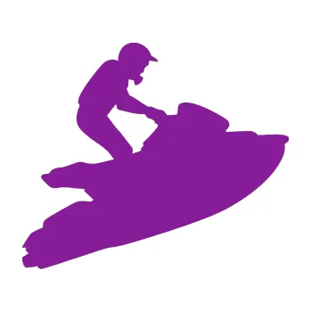 Polep vozidla SAMOLEPKA Vodní skútr 001 pravá (14 - fialová) NA AUTO, NÁLEPKA, FÓLIE, POLEP, TUNING, VLASTNÍ TEXT, TISK, AUTOSAMOLEPKY.cz, POLEPY, OBRÁZEK, LOGO, SAMOLEPKY