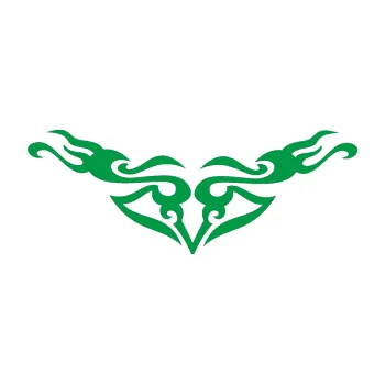 Polep vozidla Tetování 153 (12 - zelená) SAMOLEPKA NA AUTO, NÁLEPKA, FÓLIE, POLEP, TUNING, VLASTNÍ TEXT, TISK, AUTOSAMOLEPKY.cz, POLEPY, OBRÁZEK, LOGO, 3D STICKERS