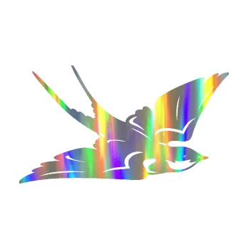 Samolepicí dekorace na vozidlo Vlaštovka 002 pravá (93 - Holografická) SAMOLEPKA NA AUTO, NÁLEPKA, FÓLIE, POLEP, TUNING, VLASTNÍ TEXT, TISK, AUTOSAMOLEPKY.cz, POLEPY, OBRÁZEK, LOGO, 3D STICKERS