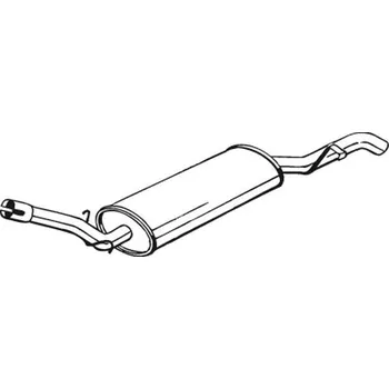 Tlumič výfuku Zadní tlumič výfuku BOSAL 227-011