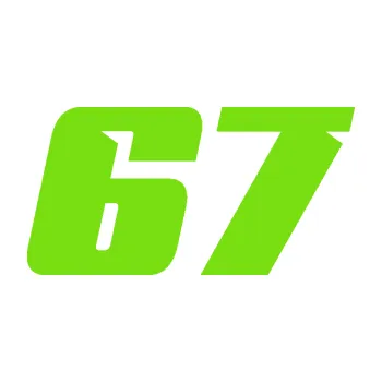 Polep vozidla Startovní číslo 67 typ 6 (04 - zelená kawasaki) SAMOLEPKA NA AUTO, NÁLEPKA, FÓLIE, POLEP, TUNING, VLASTNÍ TEXT, TISK, AUTOSAMOLEPKY.cz, POLEPY, OBRÁZEK, LOGO, 3D STICKERS