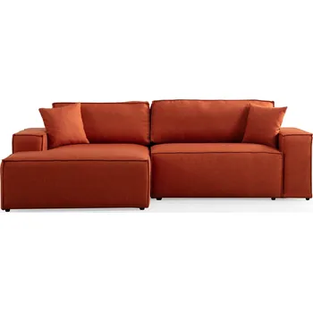 Pohovka Hanah Home Rohová pohovka PIRLO oranžová levá