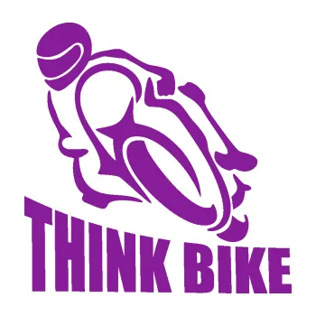 Polep vozidla SAMOLEPKA Think bike 001 motorkář (14 - fialová) NA AUTO, NÁLEPKA, FÓLIE, POLEP, TUNING, VLASTNÍ TEXT, TISK, AUTOSAMOLEPKY.cz, POLEPY, OBRÁZEK, LOGO, SAMOLEPKY