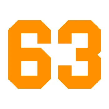 Polep vozidla Startovní číslo 63 (06 - oranžová) SAMOLEPKA NA AUTO, NÁLEPKA, FÓLIE, POLEP, TUNING, VLASTNÍ TEXT, TISK, AUTOSAMOLEPKY.cz, POLEPY, OBRÁZEK, LOGO, 3D STICKERS