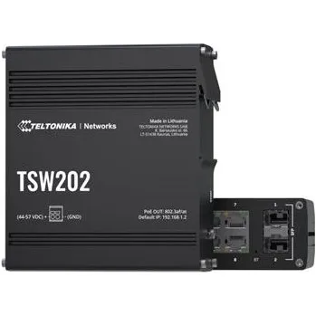 Switch Teltonika PoE+ L2 Managed Switch 8 10/100/1000, 2x SFP - TSW202