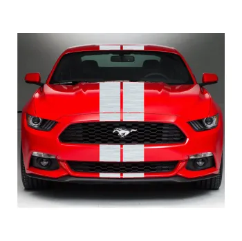 Polep vozidla SAMOLEPKA Viper pruhy 16 cm (dva stejně široké) (61 - škrábaný hliník) NA AUTO, NÁLEPKA, FÓLIE, POLEP, TUNING, VLASTNÍ TEXT, TISK, AUTOSAMOLEPKY.cz, POLEPY, OBRÁZEK, LOGO, SAMOLEPKY