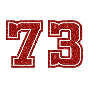 Polep vozidla Startovní číslo 73 typ 5 (86 - Ultra Metalic červená) SAMOLEPKA NA AUTO, NÁLEPKA, FÓLIE, POLEP, TUNING, VLASTNÍ TEXT, TISK, AUTOSAMOLEPKY.cz, POLEPY, OBRÁZEK, LOGO, 3D STICKERS