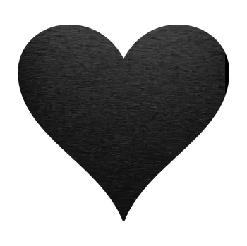 Samolepící dekorace SAMOLEPKA Srdíčko 001 (63 - škrábaný kov černý) NA AUTO, NÁLEPKA, FÓLIE, POLEP, TUNING, VLASTNÍ TEXT, TISK, AUTOSAMOLEPKY.cz, POLEPY, OBRÁZEK, LOGO, SAMOLEPKY