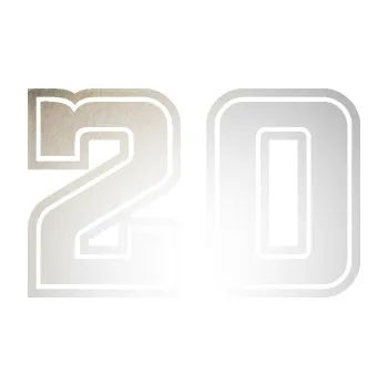 Polep vozidla Startovní číslo 20 typ 5 (82 - odrazková reflexní bílá) SAMOLEPKA NA AUTO, NÁLEPKA, FÓLIE, POLEP, TUNING, VLASTNÍ TEXT, TISK, AUTOSAMOLEPKY.cz, POLEPY, OBRÁZEK, LOGO, 3D STICKERS