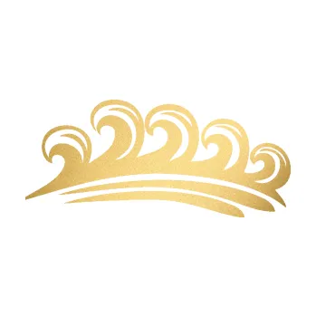 Samolepící dekorace Vlny 001 levá moře (43 - zlatá metalíza) SAMOLEPKA NA AUTO, NÁLEPKA, FÓLIE, POLEP, TUNING, VLASTNÍ TEXT, TISK, AUTOSAMOLEPKY.cz, POLEPY, OBRÁZEK, LOGO, 3D STICKERS