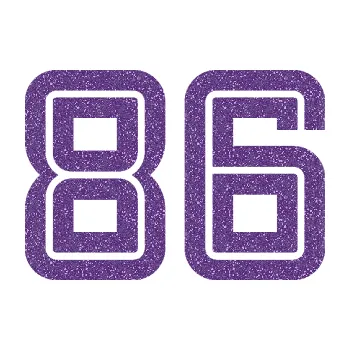 Polep vozidla Startovní číslo 86 typ 7 (87 - Ultra Metalic fialová) SAMOLEPKA NA AUTO, NÁLEPKA, FÓLIE, POLEP, TUNING, VLASTNÍ TEXT, TISK, AUTOSAMOLEPKY.cz, POLEPY, OBRÁZEK, LOGO, 3D STICKERS