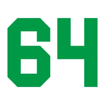 Polep vozidla Startovní číslo 64 (12 - zelená) SAMOLEPKA NA AUTO, NÁLEPKA, FÓLIE, POLEP, TUNING, VLASTNÍ TEXT, TISK, AUTOSAMOLEPKY.cz, POLEPY, OBRÁZEK, LOGO, 3D STICKERS