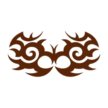 Polep vozidla Tetování 056 (15 - hnědá) SAMOLEPKA NA AUTO, NÁLEPKA, FÓLIE, POLEP, TUNING, VLASTNÍ TEXT, TISK, AUTOSAMOLEPKY.cz, POLEPY, OBRÁZEK, LOGO, 3D STICKERS