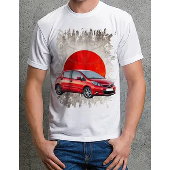 Pánské tričko tričko Toyota Yaris II 122 (Trička s motivy aut)