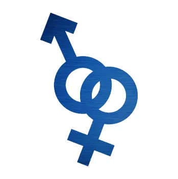 Samolepící dekorace Ty a já 001 symbol pro muže a ženu (65 - škrábaný kov modrý) SAMOLEPKA NA AUTO, NÁLEPKA, FÓLIE, POLEP, TUNING, VLASTNÍ TEXT, TISK, AUTOSAMOLEPKY.cz, POLEPY, OBRÁZEK, LOGO, 3D STICKERS