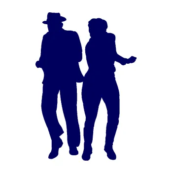 Samolepicí dekorace na vozidlo Tanec 014 levá swing (23 - tmavě modrá) SAMOLEPKA NA AUTO, NÁLEPKA, FÓLIE, POLEP, TUNING, VLASTNÍ TEXT, TISK, AUTOSAMOLEPKY.cz, POLEPY, OBRÁZEK, LOGO, 3D STICKERS