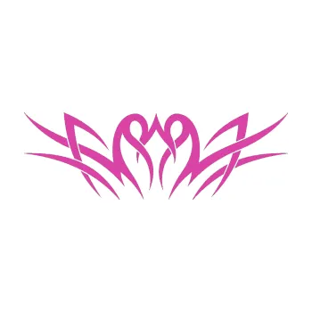 Polep vozidla Tetování 032 (16 - růžová) SAMOLEPKA NA AUTO, NÁLEPKA, FÓLIE, POLEP, TUNING, VLASTNÍ TEXT, TISK, AUTOSAMOLEPKY.cz, POLEPY, OBRÁZEK, LOGO, 3D STICKERS