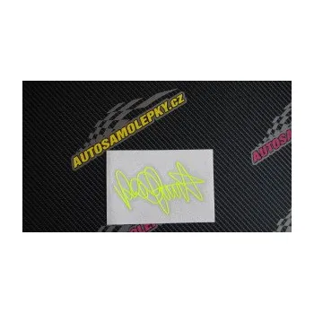 Samolepící dekorace SAMOLEPKA Valentino Rossi podpis (10 - červená) NA AUTO, NÁLEPKA, FÓLIE, POLEP, TUNING, VLASTNÍ TEXT, TISK, AUTOSAMOLEPKY.cz, POLEPY, OBRÁZEK, LOGO, SAMOLEPKY