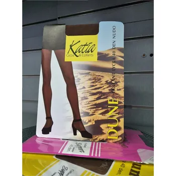 Souprava dámského spodního prádla Dámské punčochové kalhoty s bavlněným klínkem 40DEN Barva: Černá, Velikost: 1.0