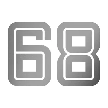 Polep vozidla Startovní číslo 68 typ 7 (42 - stříbrná metalíza) SAMOLEPKA NA AUTO, NÁLEPKA, FÓLIE, POLEP, TUNING, VLASTNÍ TEXT, TISK, AUTOSAMOLEPKY.cz, POLEPY, OBRÁZEK, LOGO, 3D STICKERS