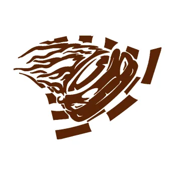 Polep vozidla SAMOLEPKA Závodní auto 004 pravá (15 - hnědá) NA AUTO, NÁLEPKA, FÓLIE, POLEP, TUNING, VLASTNÍ TEXT, TISK, AUTOSAMOLEPKY.cz, POLEPY, OBRÁZEK, LOGO, SAMOLEPKY