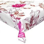 Forbyt Ubrus s nešpinivou úpravou, Květ růžový 140x180cm