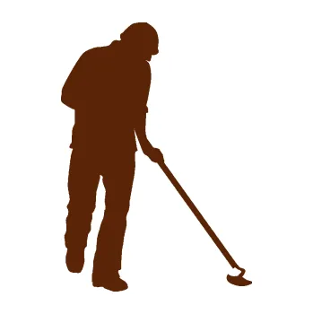 Samolepící dekorace SAMOLEPKA Zahradník 001 pravá (15 - hnědá) NA AUTO, NÁLEPKA, FÓLIE, POLEP, TUNING, VLASTNÍ TEXT, TISK, AUTOSAMOLEPKY.cz, POLEPY, OBRÁZEK, LOGO, SAMOLEPKY