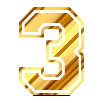 Polep vozidla Startovní číslo 3 typ 4 (81 - chrom fólie zlatá zrcadlová) SAMOLEPKA NA AUTO, NÁLEPKA, FÓLIE, POLEP, TUNING, VLASTNÍ TEXT, TISK, AUTOSAMOLEPKY.cz, POLEPY, OBRÁZEK, LOGO, 3D STICKERS