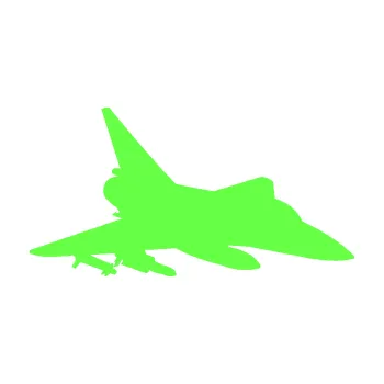 Polep vozidla SAMOLEPKA Stíhací letoun 005 pravá (71 - Fluorescentní zelená) NA AUTO, NÁLEPKA, FÓLIE, POLEP, TUNING, VLASTNÍ TEXT, TISK, AUTOSAMOLEPKY.cz, POLEPY, OBRÁZEK, LOGO, SAMOLEPKY